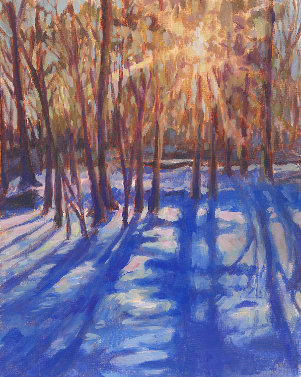 Snowy Sunrise | Greeting Card