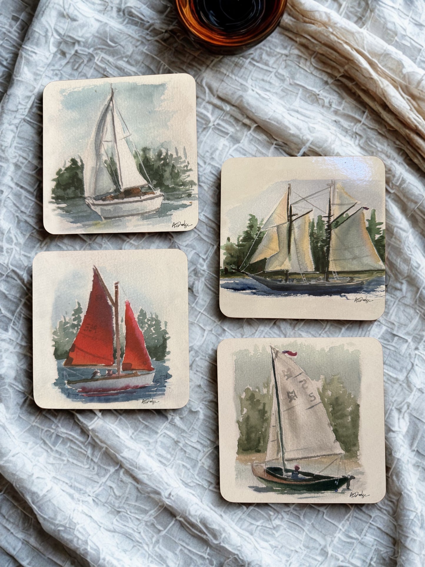 Sailboat Coasters