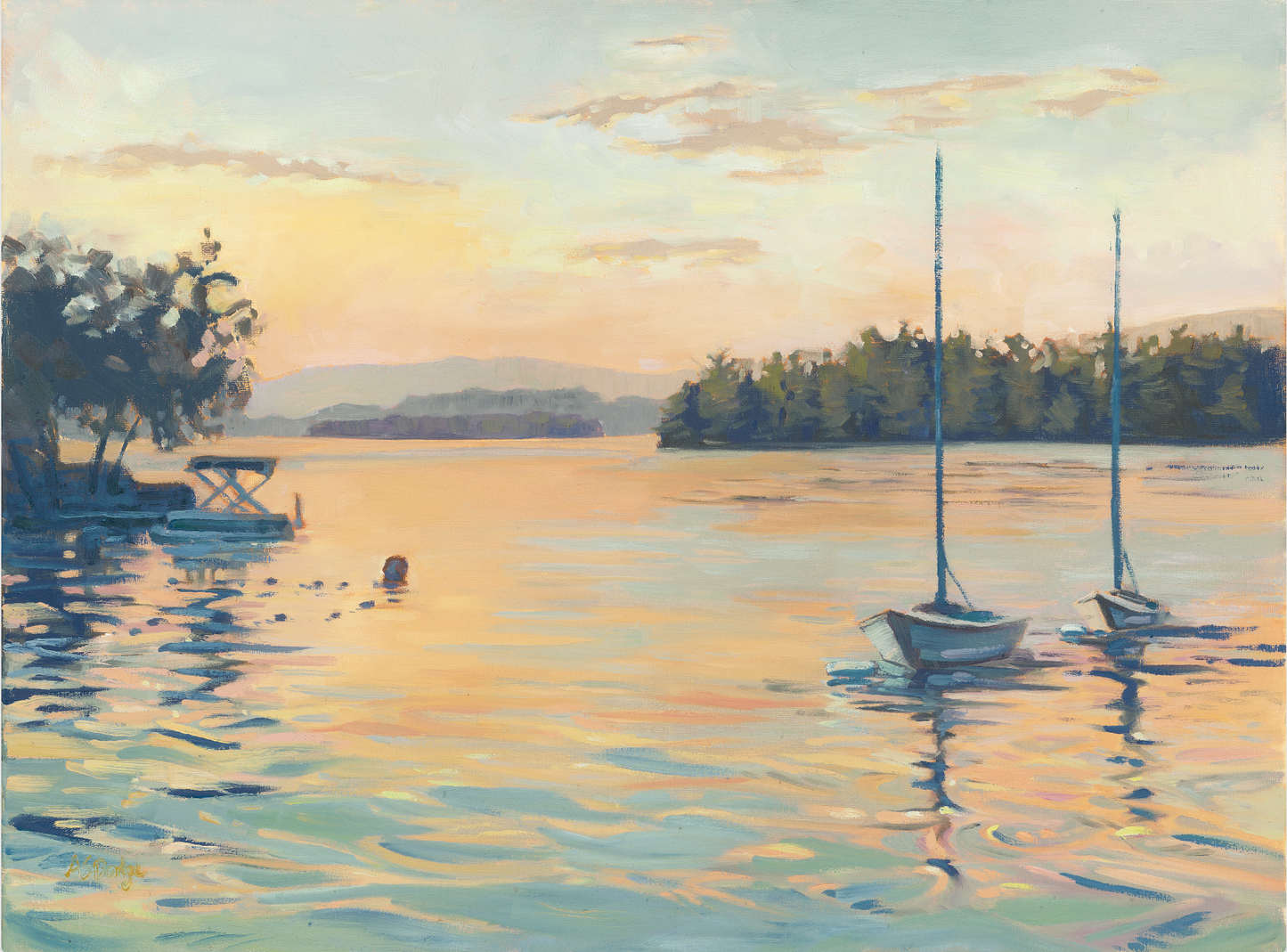 Winnipesaukee Sunset | Greeting Card