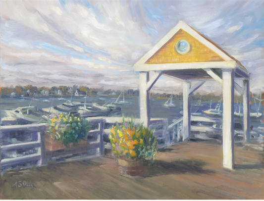 Newburyport Marina | Greeting Card
